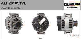 VALEO ALF201051VL - ALT NUEVO ORIG. VALEO Type 12V 180Amp PFR6