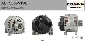 VALEO ALF550551VL - ALT NUEVO ORIG. VALEO Type 12V 180Amp PFR7