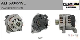 VALEO ALF590451VL - ALT NUEVO ORIG. VALEO Type 12V 180Amp PR6