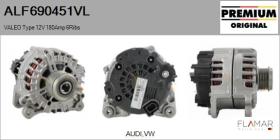 VALEO ALF690451VL - ALT NUEVO ORIG. VALEO Type 12V 180Amp PR6