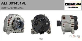 VALEO ALF301451VL - ALT NUEVO ORIG. VALEO Type 12V 180Amp PR6
