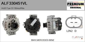 VALEO ALF330451VL - ALT NUEVO ORIG. VALEO Type 12V 180Amp PR6