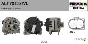VALEO ALF701351VL - ALT NUEVO ORIG. VALEO Type 12V 200Amp