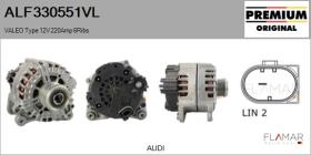 VALEO ALF330551VL - ALT NUEVO ORIG. VALEO Type 12V 220Amp