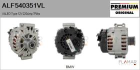 VALEO ALF540351VL - ALT NUEVO ORIG. VALEO Type 12V 220Amp 7Ribs