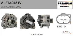 VALEO ALF640451VL - ALT NUEVO ORIG. VALEO Type 12V 220Amp PFR7