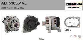 VALEO ALF530551VL - ALT NUEVO ORIG. VALEO Type 12V 220Amp PR6