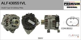 VALEO ALF430551VL - ALT NUEVO ORIG. VALEO Type 12V 220Amp PR7