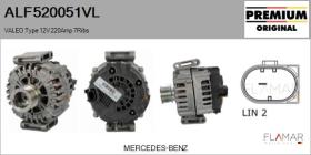 VALEO ALF520051VL - ALT NUEVO ORIG. VALEO Type 12V 220Amp PR7