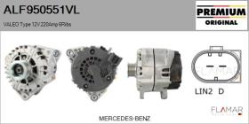 VALEO ALF950551VL - ALT NUEVO ORIG. VALEO Type 12V 220Amp PV6