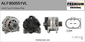 VALEO ALF850551VL - ALT NUEVO ORIG. VALEO Type 12V 230Amp PFR7