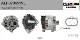 VALEO ALF870451VL - ALT NUEVO ORIG. VALEO Type 12V 230Amp PR7