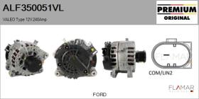 VALEO ALF350051VL - ALT NUEVO ORIG. VALEO Type 12V 240Amp