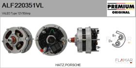 VALEO ALF220351VL - ALT NUEVO ORIG. VALEO Type 12V 50Amp