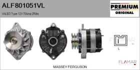 VALEO ALF801051VL - ALT NUEVO ORIG. VALEO Type 12V 70Amp DP2