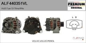 VALEO ALF440351VL - ALT NUEVO ORIG. VALEO Type 12V 75Amp
