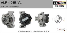 VALEO ALF110151VL - ALT NUEVO ORIG. VALEO Type 12V 75Amp PFR6