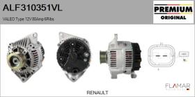 VALEO ALF310351VL - ALT NUEVO ORIG. VALEO Type 12V 80Amp PFR6