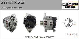 VALEO ALF380151VL - ALT NUEVO ORIG. VALEO Type 12V 80Amp PR6