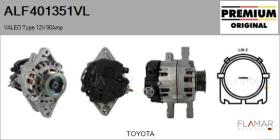 VALEO ALF401351VL - ALT NUEVO ORIG. VALEO Type 12V 90Amp