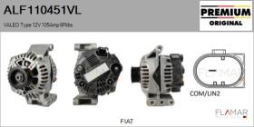 VALEO ALF110451VL - ALT NUEVO ORIG. VALEO Type 12V 90Amp PR6
