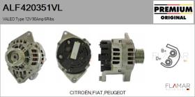 VALEO ALF420351VL - ALT NUEVO ORIG. VALEO Type 12V 90Amp PR6