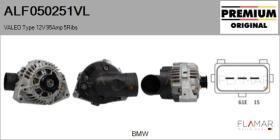 VALEO ALF050251VL - ALT NUEVO ORIG. VALEO Type 12V 95Amp PR5