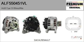 VALEO ALF550451VL - ALT NUEVO ORIG. VALEO Type 12V 95Amp PR6