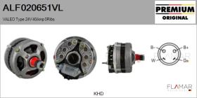 VALEO ALF020651VL - ALT NUEVO ORIG. VALEO Type 24V 40Amp 0