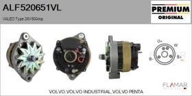 VALEO ALF520651VL - ALT NUEVO ORIG. VALEO Type 24V 60Amp