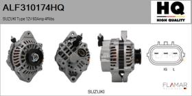 HQ ALF310174HQ - ALT NUEVO SUZUKI Type 12V 60Amp PR4