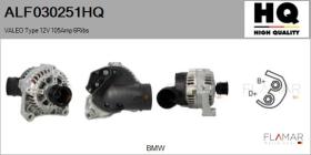 HQ ALF030251HQ - ALT NUEVO VALEO Type 12V 105Amp PR6