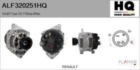 HQ ALF320251HQ - ALT NUEVO VALEO Type 12V 110Amp PR4