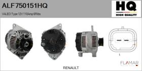 HQ ALF750151HQ - ALT NUEVO VALEO Type 12V 110Amp PR6