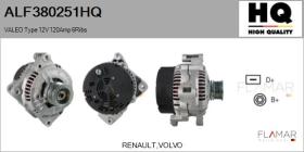 HQ ALF380251HQ - ALT NUEVO VALEO Type 12V 120Amp PR6