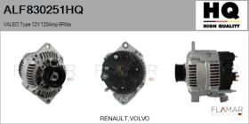 HQ ALF830251HQ - ALT NUEVO VALEO Type 12V 120Amp PR6