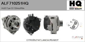 HQ ALF710251HQ - ALT NUEVO VALEO Type 12V 120Amp PR6