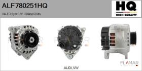 HQ ALF780251HQ - ALT NUEVO VALEO Type 12V 120Amp PR6
