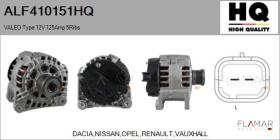 HQ ALF410151HQ - ALT NUEVO VALEO Type 12V 125Amp PR5