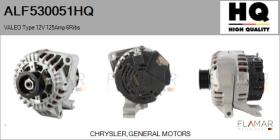 HQ ALF530051HQ - ALT NUEVO VALEO Type 12V 125Amp PR6