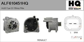 HQ ALF610451HQ - ALT NUEVO VALEO Type 12V 155Amp PFR7