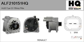 HQ ALF210151HQ - ALT NUEVO VALEO Type 12V 155Amp PR7