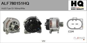 HQ ALF780151HQ - ALT NUEVO VALEO Type 12V 180Amp PFR6