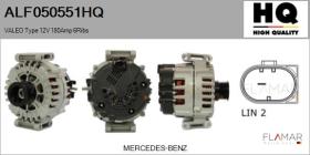 HQ ALF050551HQ - ALT NUEVO VALEO Type 12V 180Amp PV6
