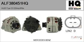 HQ ALF380451HQ - ALT NUEVO VALEO Type 12V 220Amp PR6