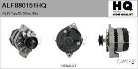 HQ ALF880151HQ - ALT NUEVO VALEO Type 12V 50Amp