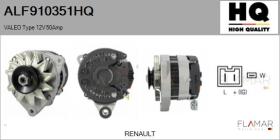 HQ ALF910351HQ - ALT NUEVO VALEO Type 12V 50Amp