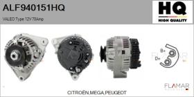 HQ ALF940151HQ - ALT NUEVO VALEO Type 12V 70Amp