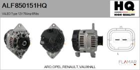 MARELLI ALF850151HQ - ALT NUEVO VALEO Type 12V 75Amp PR6