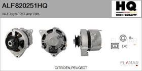 HQ ALF820251HQ - ALT NUEVO VALEO Type 12V 30Amp